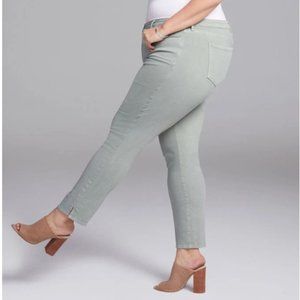 CURVES 360 BY NYDJ Slim Straight-Leg Ankle Jeans